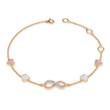 Infinite Loops & Hearts Bracelet
