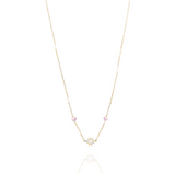 Tiny Jewels necklace with a small pendant on a white background